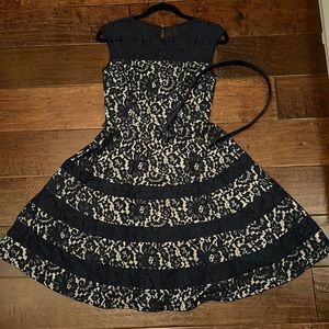 Eliza J Fit & Flair Cocktail Dress